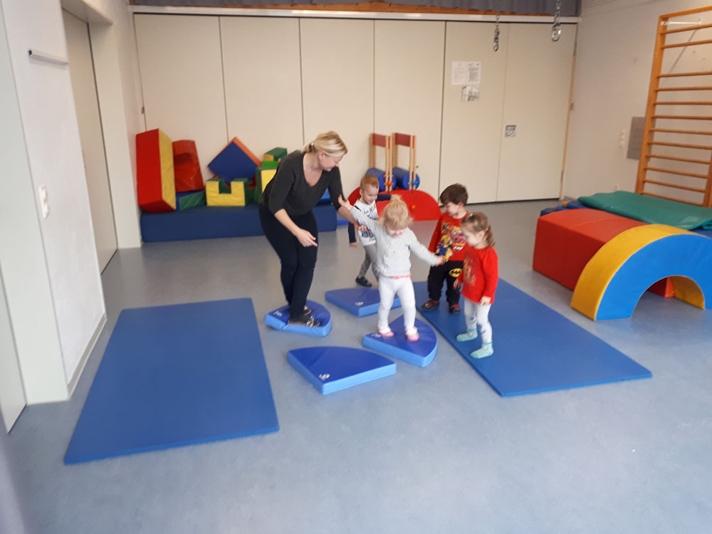 Projekt zum Thema „Bewegung“ bei den Minis - Kindergarten im